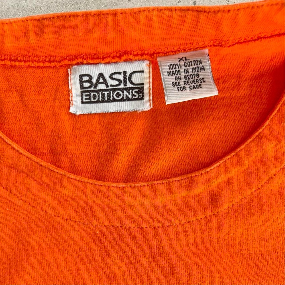 Vintage Basic Editions Orange Embroidered Hallowe… - image 5